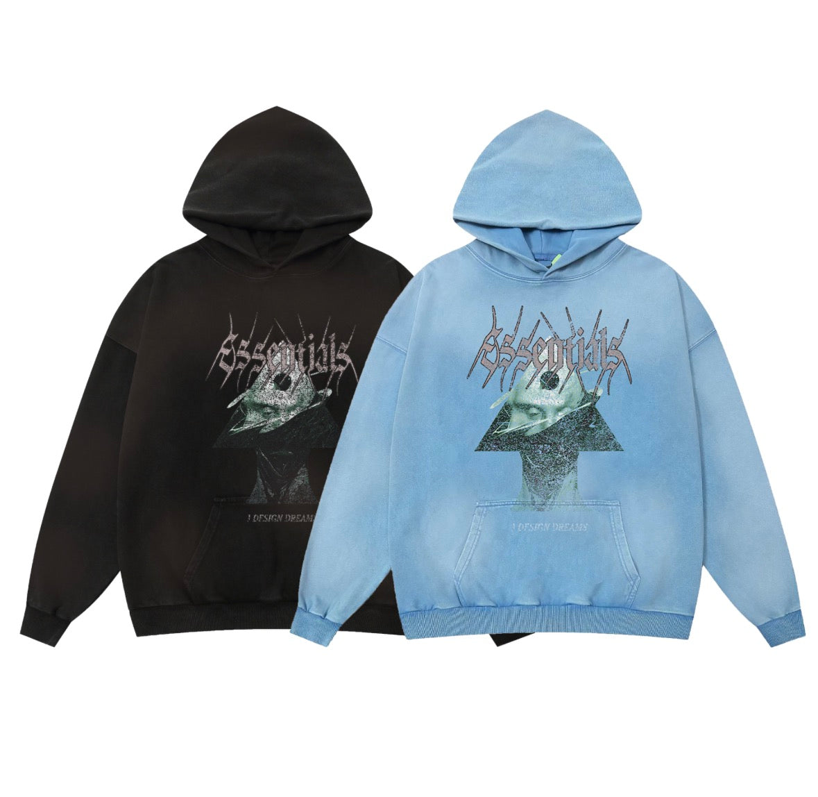 Fear of God Essentials “Vision Dreams” Graphic Hoodie (Oversized Fit)