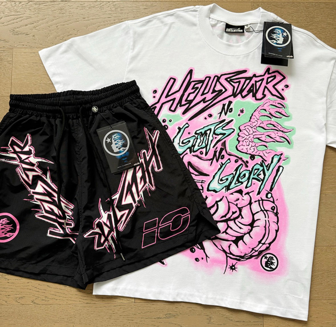 Hellstar No Guts No Glory Shorts Set