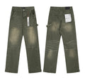 PURPLE Brand Olive Utility Carpenter Jeans