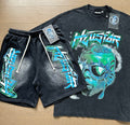 Hellstar Cyber Skull Shorts Set