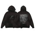 Fear of God Essentials “Monochrome Castle” Graphic Hoodie (Front Script + Back Print, Oversized Fit)