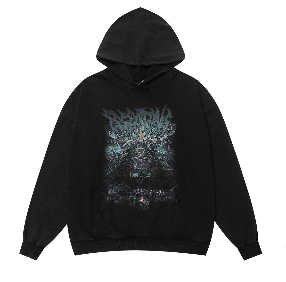 Fear of God “Fallen Angel” Graphic Hoodie (Oversized Fit)