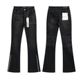PURPLE Brand Black Crystal Flare Jeans