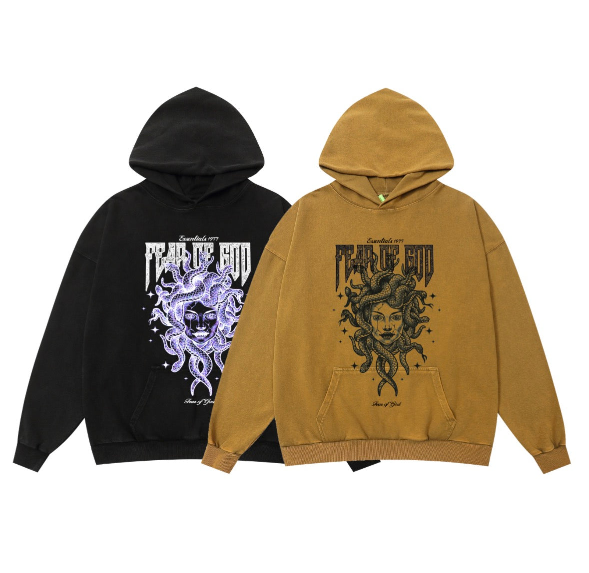 Fear of God Essentials “Medusa” Graphic Hoodie (Oversized Fit)