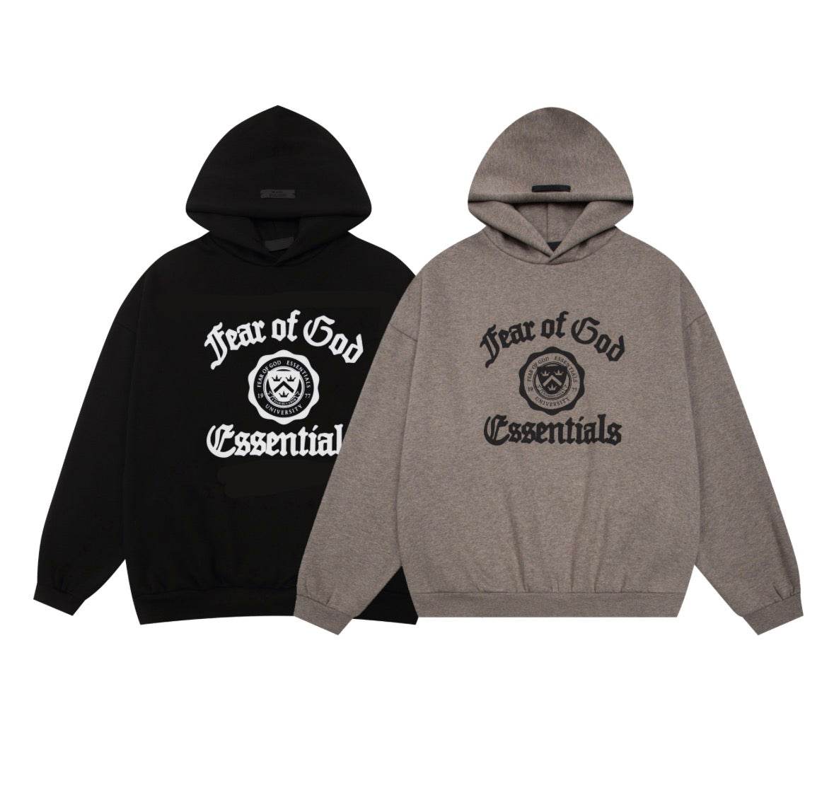 Fear of God Essentials “University Crest” Hoodie (Oversized Fit)