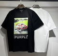 PURPLE Brand Vintage Racing Graphic Tee