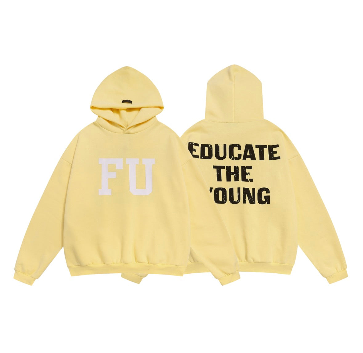 “FU Educate The Young” Oversized Hoodie